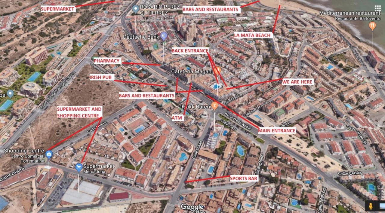 Apartment With Pool, Sea Views & Balcony Less Than 10Min Walk To La Mata Beach! Torrevieja Eksteriør billede